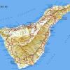 Mapa físico y geográfico de Tenerife