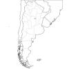 Mapa mudo de Argentina