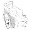 Mapa hidrográfico de Bolivia