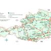 Mapa de carreteras de Austria