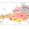 Mapa político de Austria