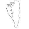 Mapa mudo de Gibraltar