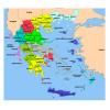 Mapa político de Grecia