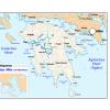 Mapa hidrográfico de Grecia