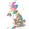 Mapa político de Reino Unido