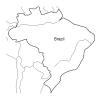 Mapa mudo de Brasil
