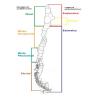 Mapa hidrográfico de Chile