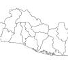 Mapa mudo de El Salvador