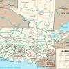 Mapa de carreteras de Guatemala