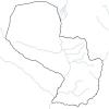 Mapa mudo de Paraguay
