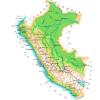 Mapa físico y geográfico de Perú