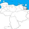 Mapa mudo de Venezuela