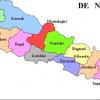 Mapa político de Nepal