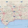 Mapa de carreteras de Andalucía