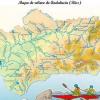 Mapa hidrográfico de Andalucía