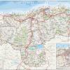 Mapa de carreteras de Cantabria