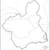 Mapa mudo de Murcia