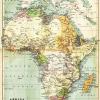Mapa físico y geográfico de África