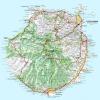 Mapa físico y geográfico de Gran Canaria