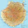 Mapa hidrográfico de Gran Canaria