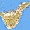 Mapa físico y geográfico de Tenerife