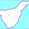 Mapa mudo de Tenerife