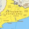 Mapa hidrográfico de Cataluña