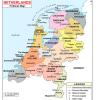 Mapa político de Holanda