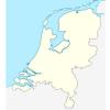 Mapa mudo de Holanda