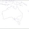 Mapa mudo de Oceanía