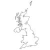 Mapa mudo de Reino Unido