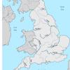 Mapa hidrográfico de Reino Unido