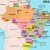 Mapa político de Brasil