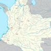 Mapa hidrográfico de Colombia