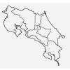 Mapa mudo de Costa Rica