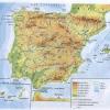 Mapa físico y geográfico de España