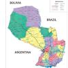 Mapa de carreteras de Paraguay