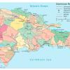 Mapa político de República Dominicana