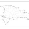 Mapa mudo de República Dominicana