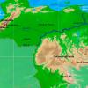 Mapa físico y geográfico de Venezuela