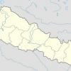 Mapa mudo de Nepal