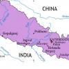 Mapa hidrográfico de Nepal