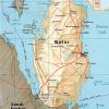 Mapa hidrográfico de Qatar