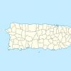 Mapa mudo de Puerto Rico