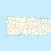 Mapa mudo de Puerto Rico