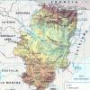 Mapa físico y geográfico de Aragón