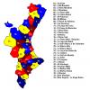 Mapa político de Comunidad Valenciana