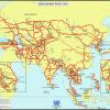 Mapa de carreteras de Asia