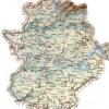 Mapa físico y geográfico de Extremadura