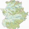 Mapa hidrográfico de Extremadura